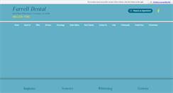 Desktop Screenshot of farrelldental.com